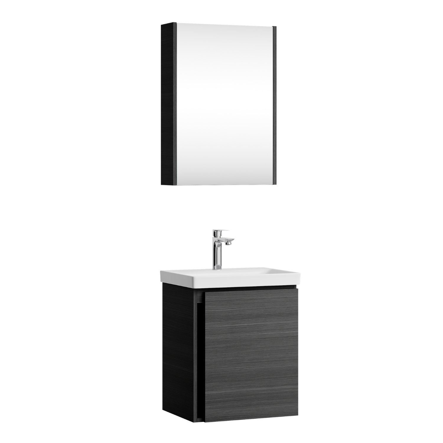 Planetmöbel Badmöbel-Set Badmöbel-Set mit Spiegelschrank 50cm, (hängend, 2- günstig online kaufen