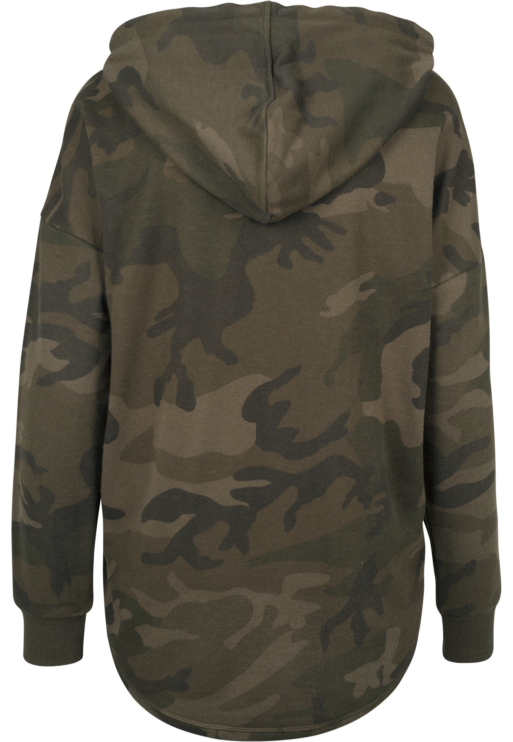 URBAN CLASSICS Rundhalspullover Urban Classics Damen Ladies Oversized Camo günstig online kaufen