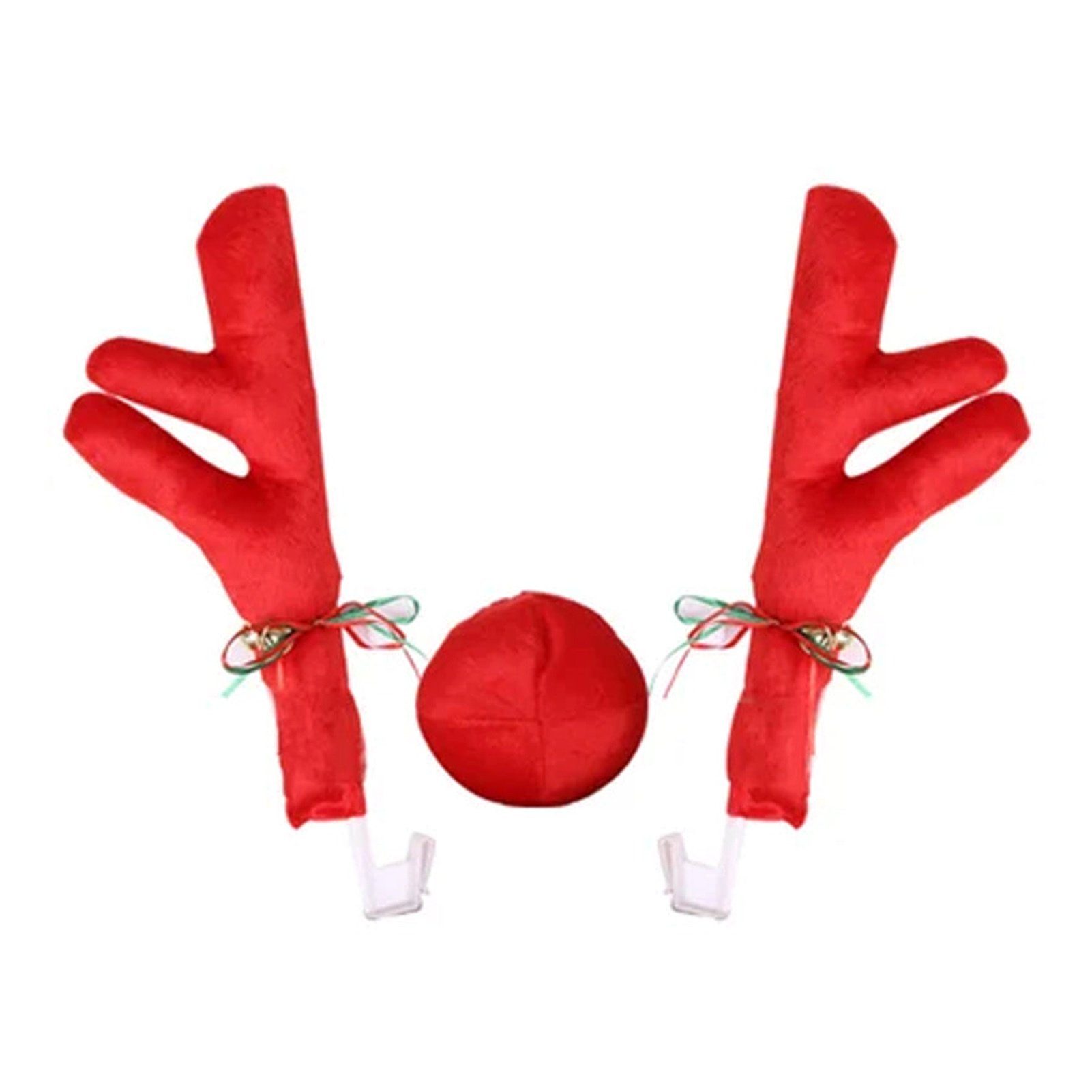 Premium Christbaumschmuck Für Rot Rentier-Auto-Set, Blusmart Geweih Weihnachten, Personalisierte