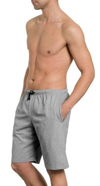 HAASIS Bodywear 1919 Bermudas Herren Jerseybermuda 77112863-graumeliert (1-tlg) Optimale Passform, pflegeleicht, formbeständig, hautsympatisch