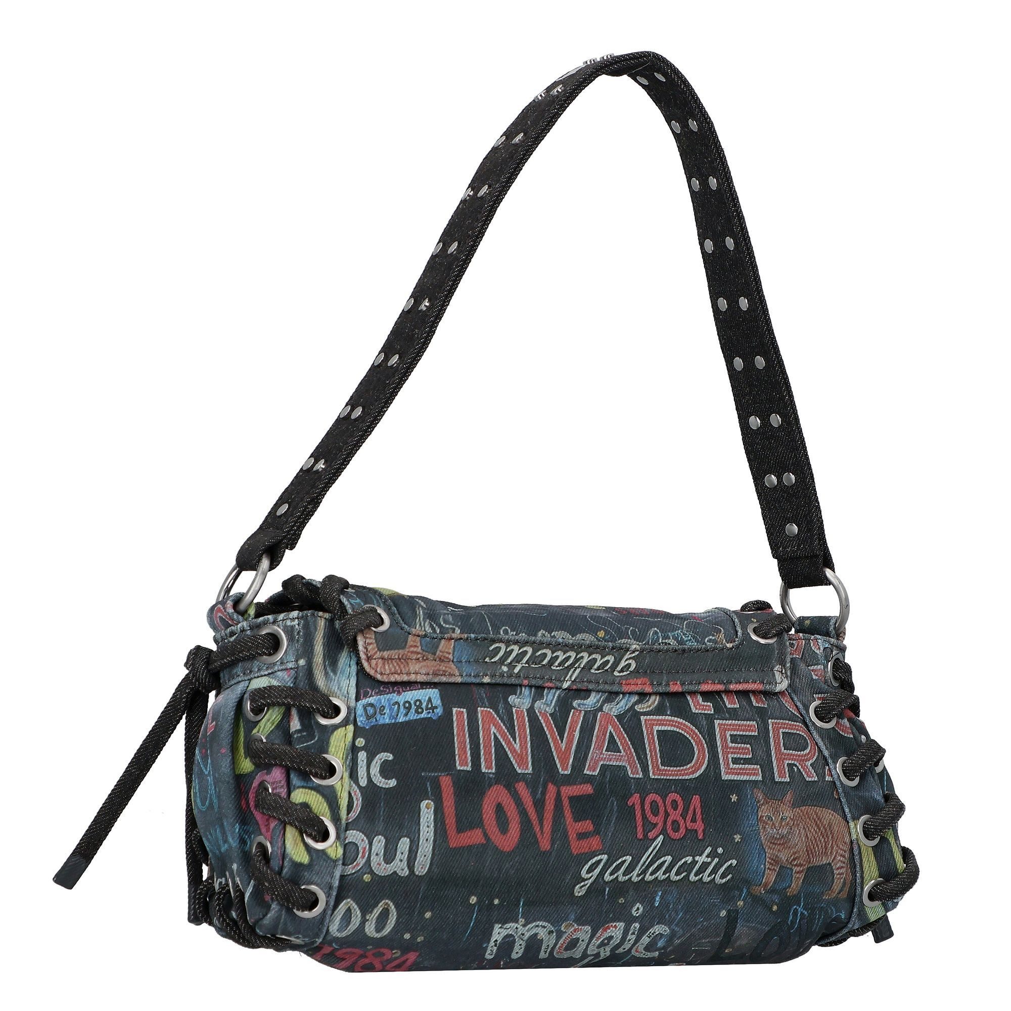 Desigual Schultertasche Pizzicato, Polyurethan