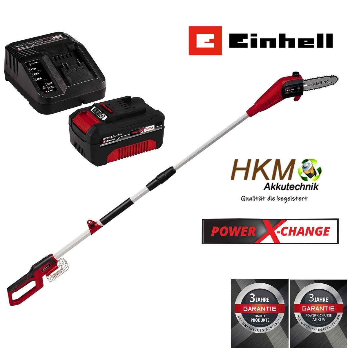 Einhell Akku-Hochentaster Hochentaster GC-LC 18/20 Li T 4.0 Ah Akku + Ladeg günstig online kaufen