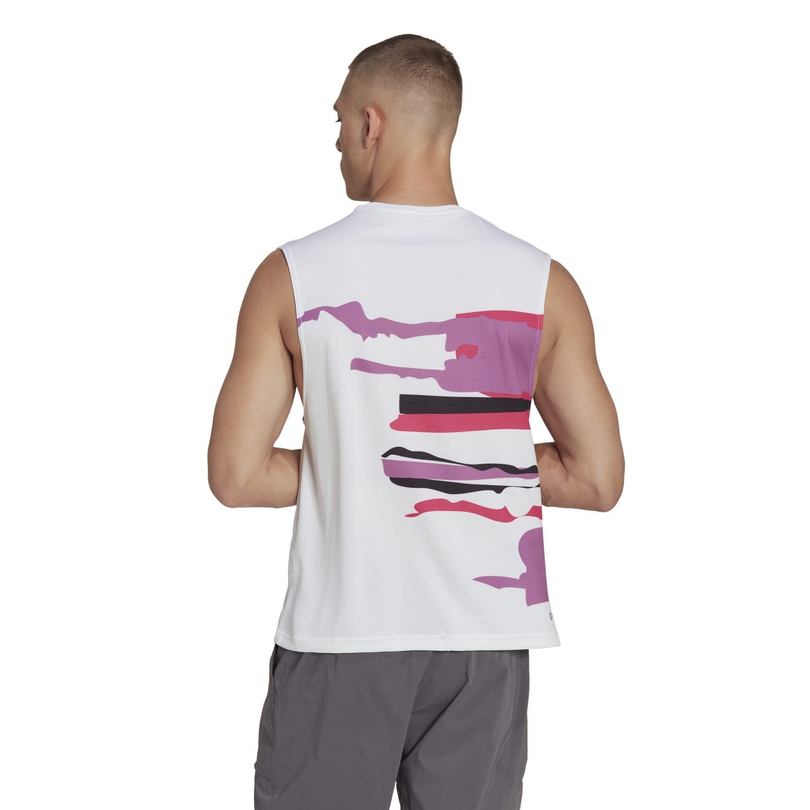 adidas Performance Tanktop x Thebe Magugu New York ärmellos weiss Herren