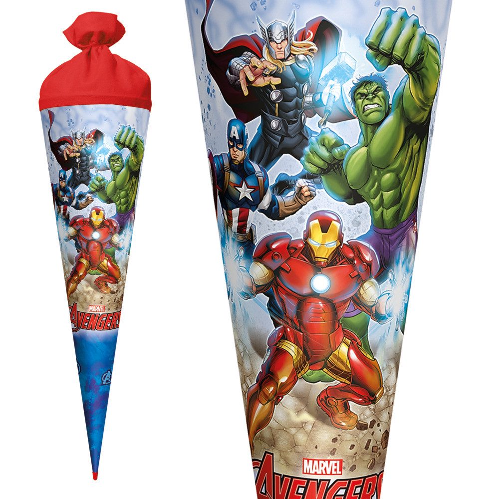 Roth Schultüte Roth Schultüte Marvel The Avengers rund Schutzspitze Filzverschluss