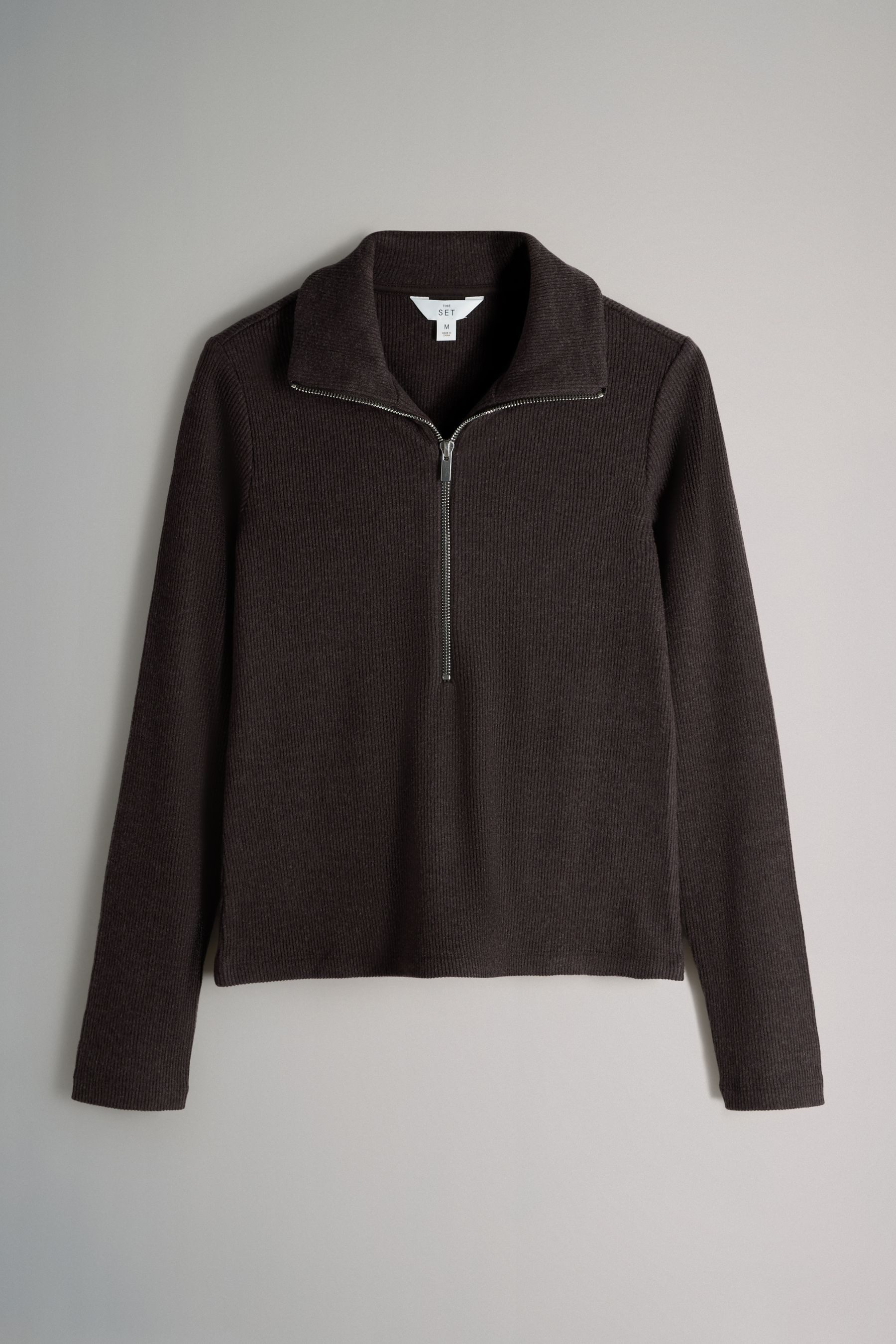The Set Sweater The Set Troyer mit Trichterkragen, 2er-Pack (2-tlg) günstig online kaufen