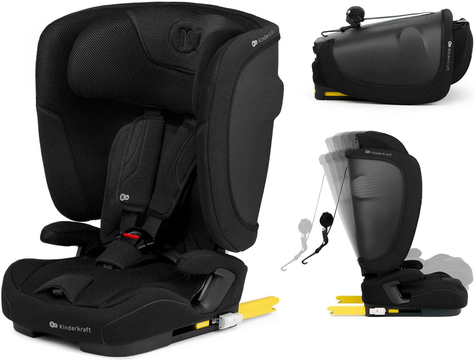 Kinderkraft Autokindersitz FIX2GO, ab: 15 Monaten, bis: 12 Jahren, ab: 76 cm, bis: 150 cm
