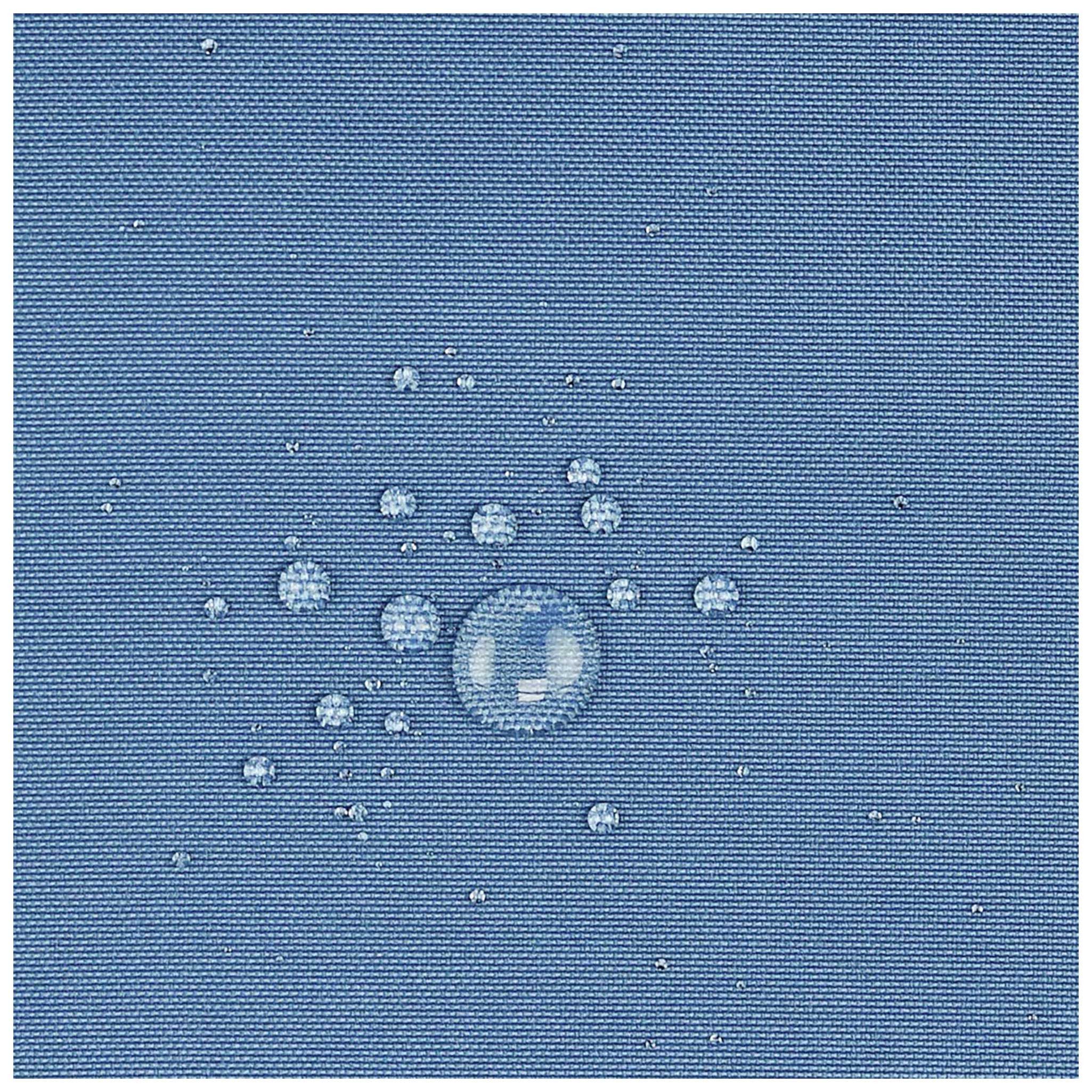 maDDma Stoff 0,5m Outdoorstoff wasserabweisend Polyester gummiert, 015 - himmelblau
