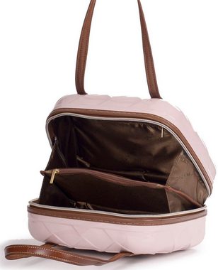 Stratic Beautycase Leather&More rose, Handtasche Damen Tasche Damen Henkeltasche