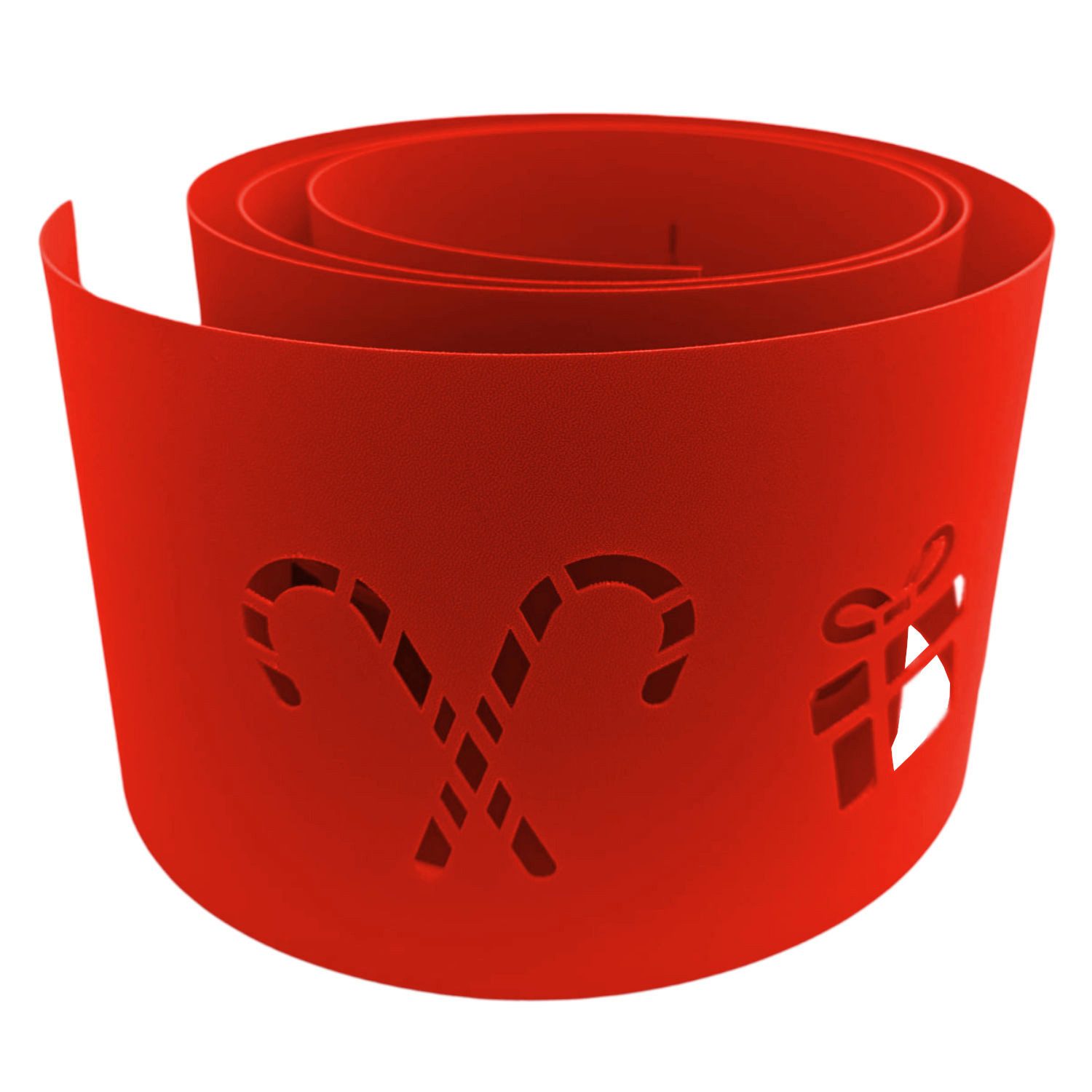 zaunzu Sichtschutzstreifen zaunzu PREMIUM Weihnachtsdeko Rot, günstig online kaufen