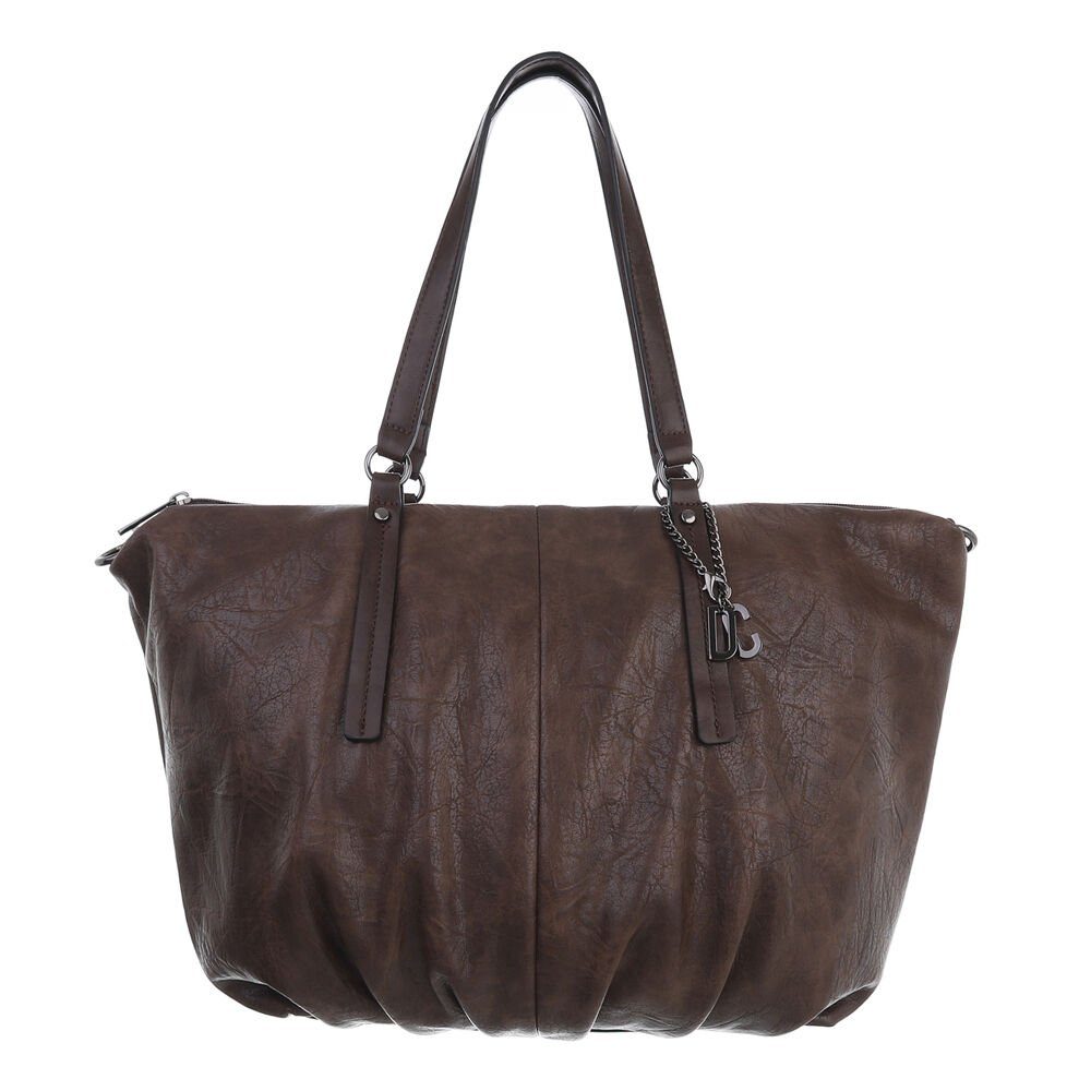 Ital-Design Schultertasche Mittelgroße, Damentasche used Look günstig online kaufen