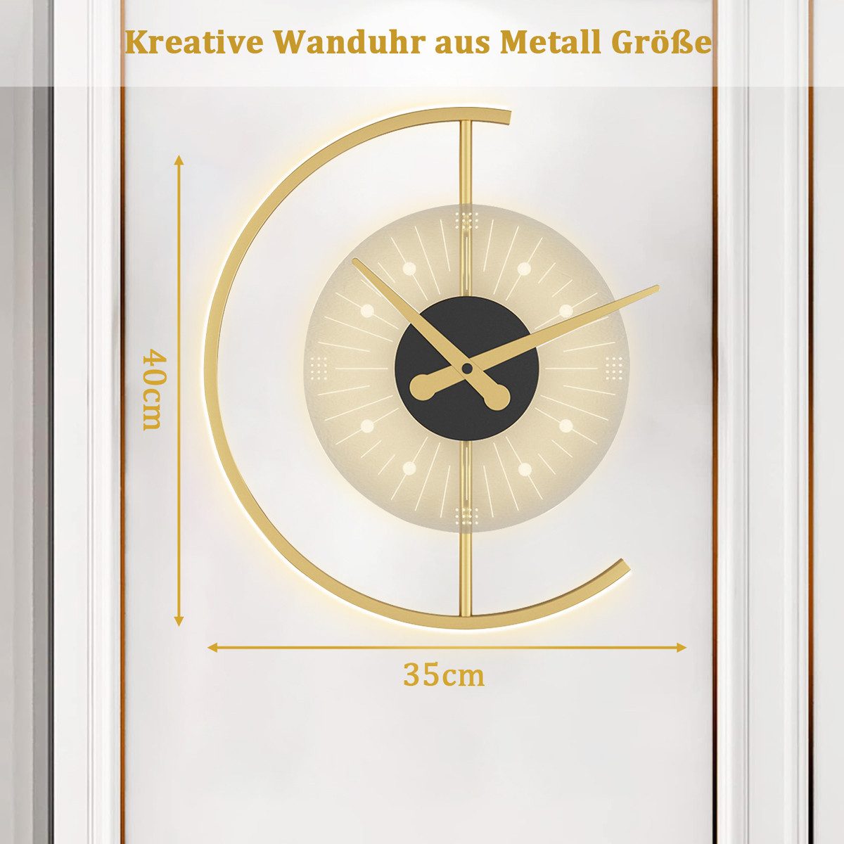 ZEUOPQ Wanduhr Wanduhr Modem Art Home günstig online kaufen