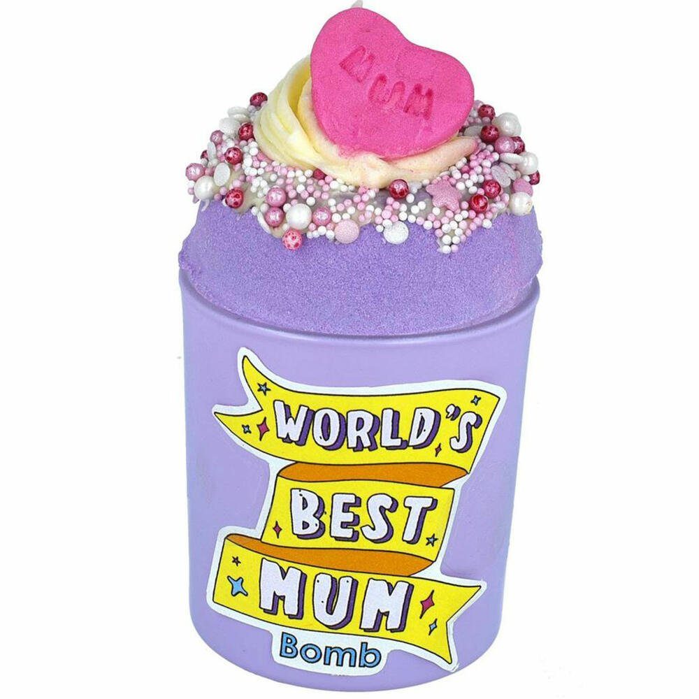 Bomb Cosmetics Duftkerze Glow Up Worlds Best Mum, mit Badekugel