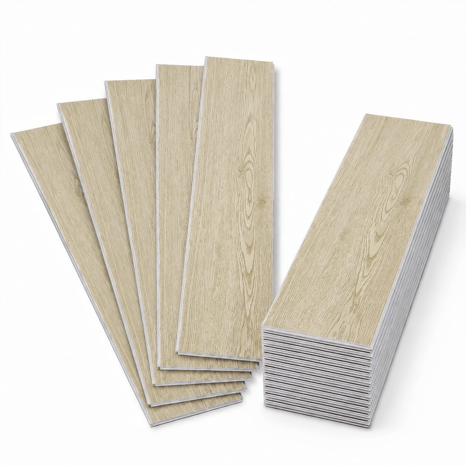 BlingBin Vinylboden SPC-Klickboden, Bodenbelag in Holzoptik, 18er Set, 18 tlg, 18 Dielen, 1,47 m², 4 mm, für Küche und Wohnraum, wasserbeständig