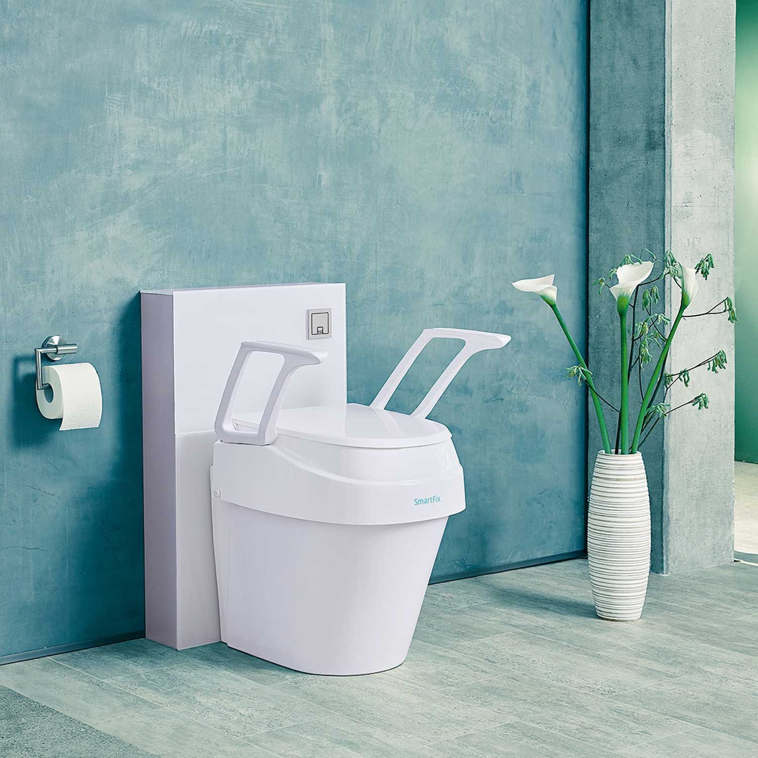 Dietz Toilettensitzerhöhung SmartFix mit Armlehnen günstig online kaufen