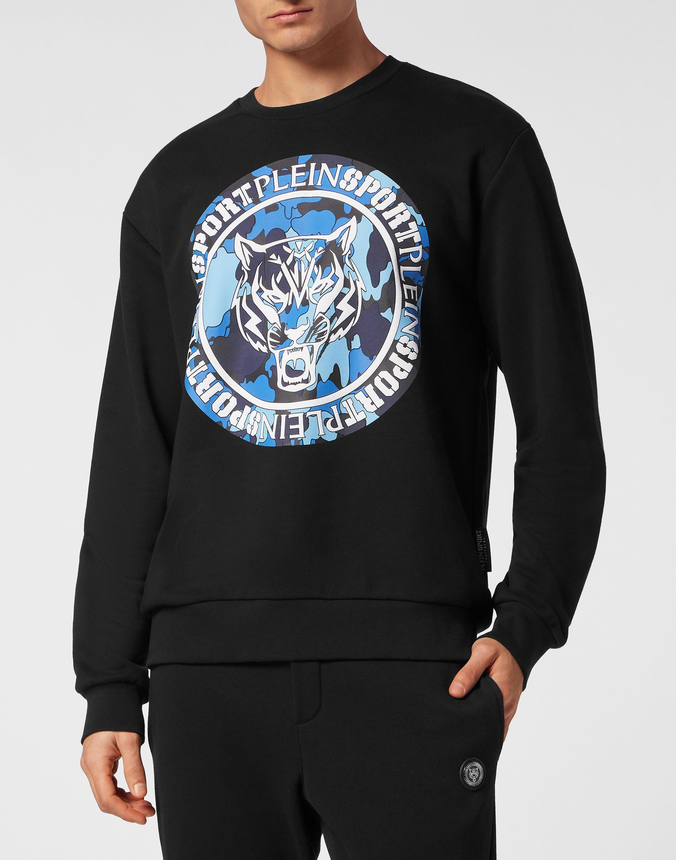 PLEIN SPORT Sweatshirt Carbon Tiger günstig online kaufen