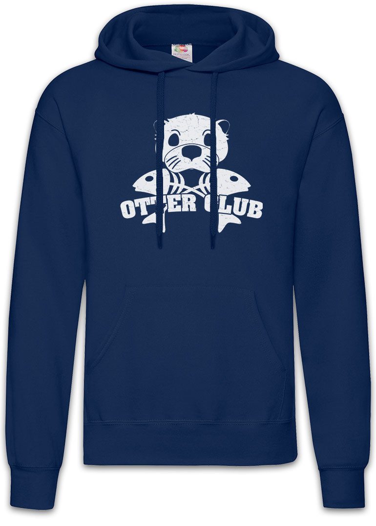Hoodie Otter Club Herren Hoodie Patch Biker MC Wildlife lontra Nutria