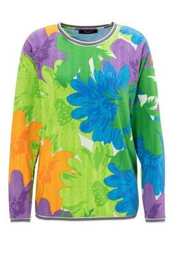 Aniston CASUAL Sweatshirt mit großflächigen Blüten und Blättern bedruckt - NEUE KOLLEKTION