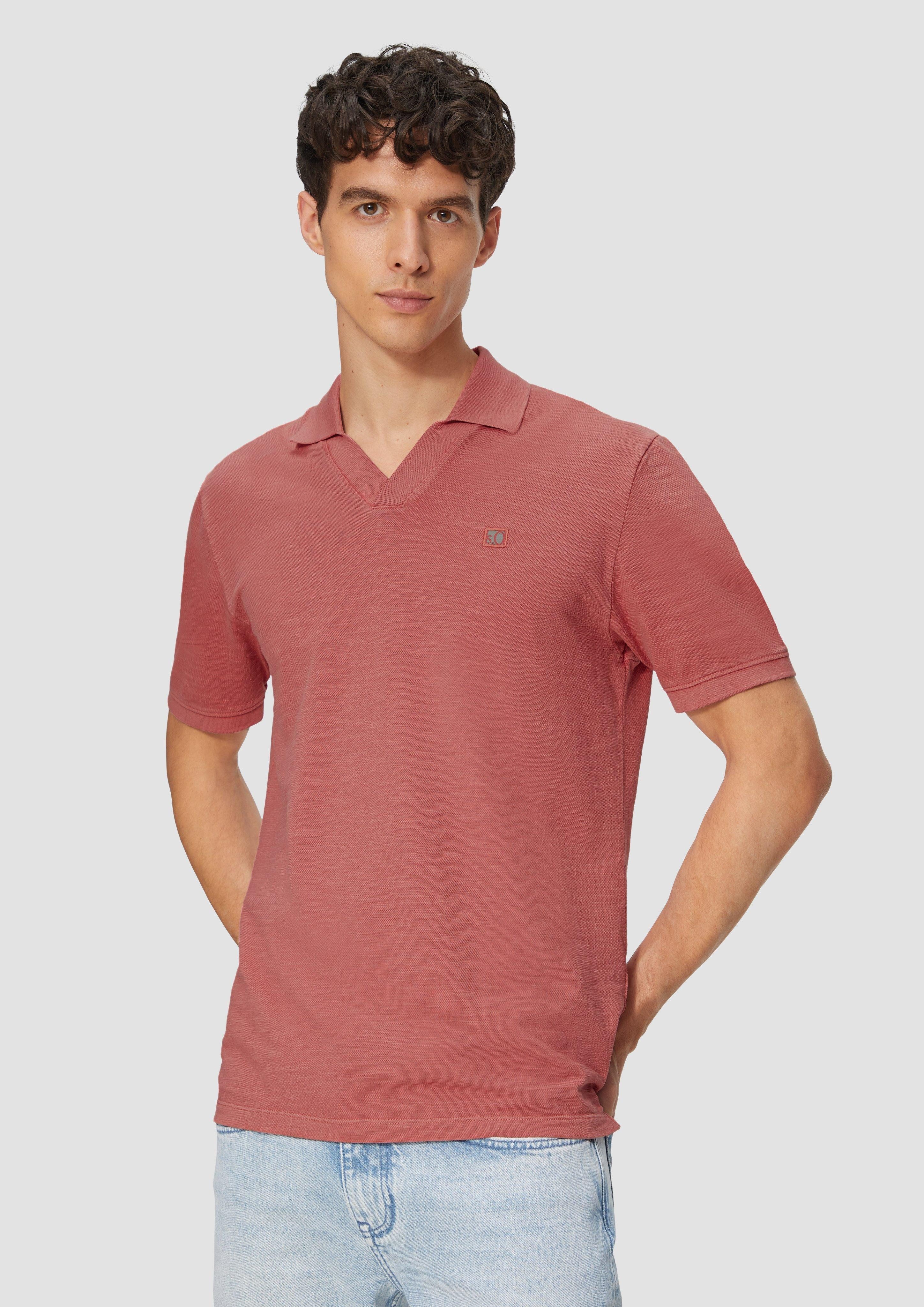 s.Oliver Kurzarmshirt Poloshirt aus Piqué mit günstig online kaufen
