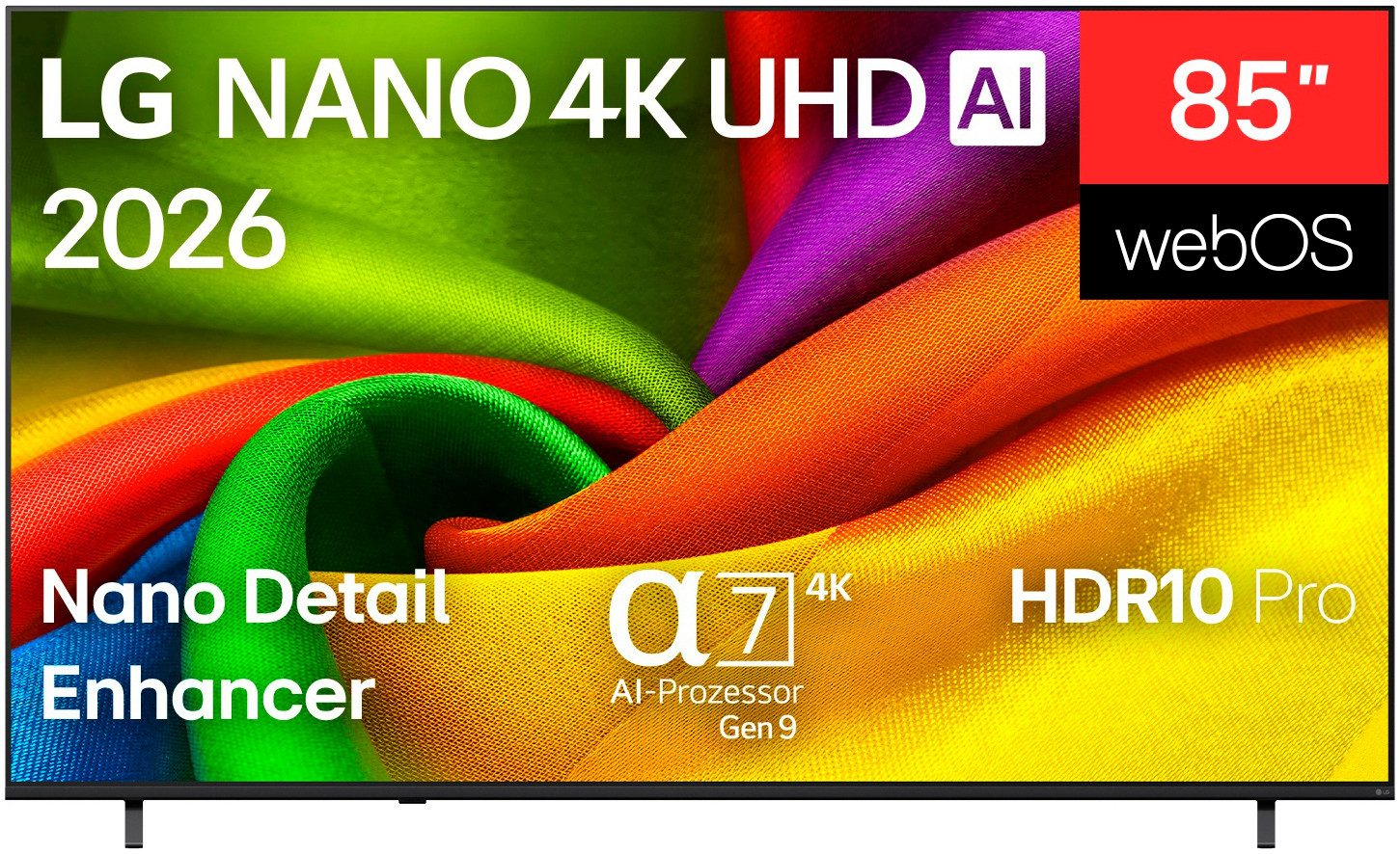 LG 85NU850B6LA LED-Fernseher (215 cm/85 Zoll, 4K Ultra HD, Smart-TV)