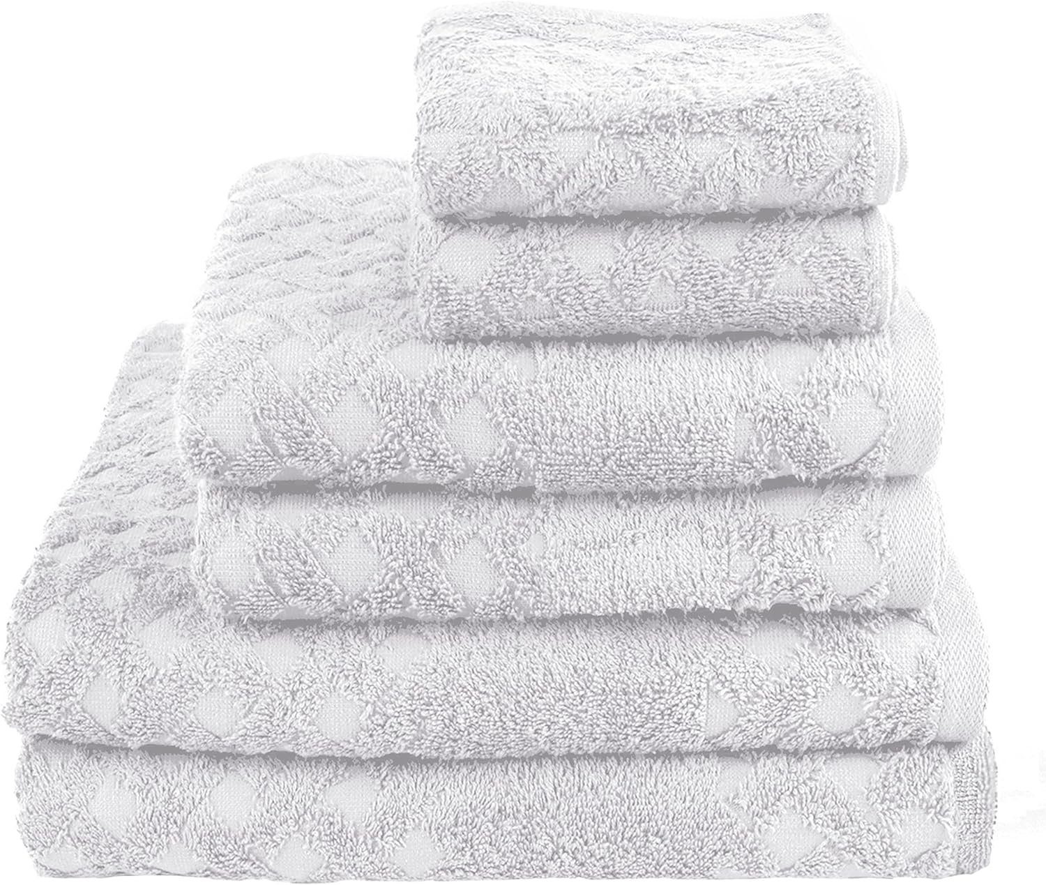 Mixibaby Handtuch, Frottee Jacquard 100%_Baumwolle, Weiss