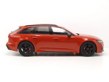 Minichamps Modellauto Audi RS6 Avant Kombi 2019 orange metallic Modellauto 1:18 Minichamps, Maßstab 1:18