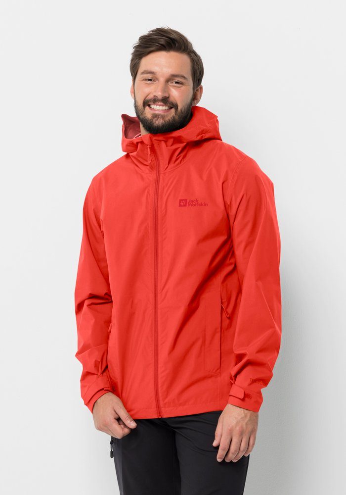 Jack Wolfskin JKT Outdoorjacke 2.5L M strong-red ELSBERG