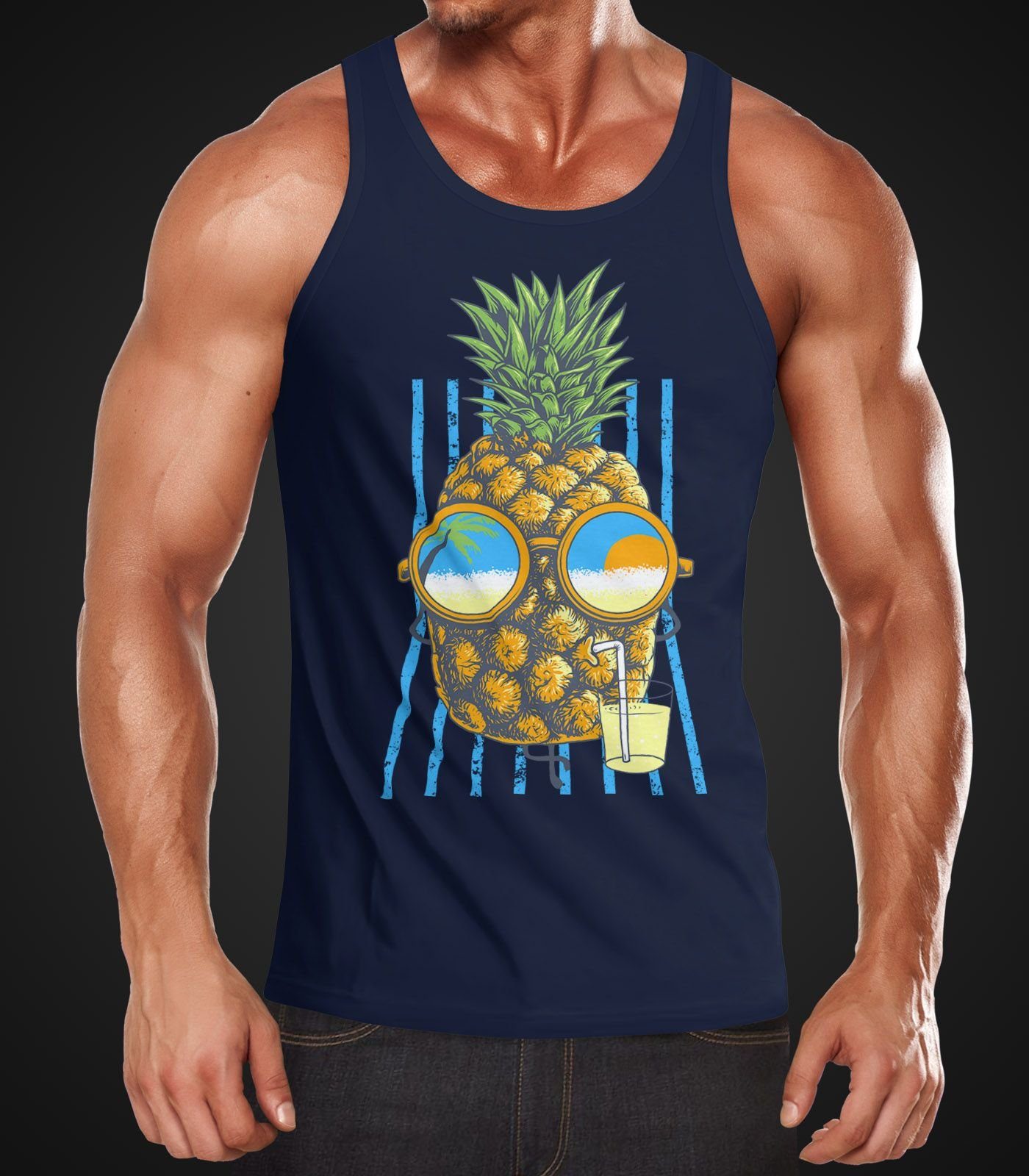 Neverless Tanktop Herren Tank Top chilling günstig online kaufen