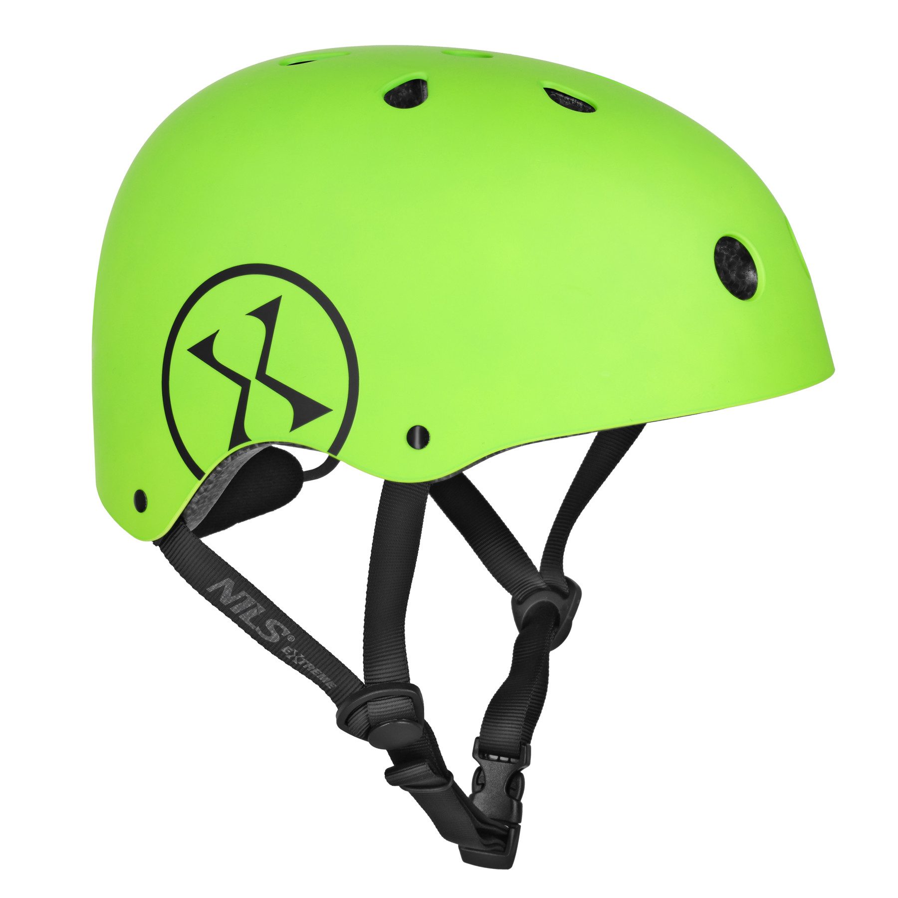 NILS EXTREME BMX-Helm MTW001-2 GREEN HELMET M(55-58CM) NILS EXTREME (Spar-Set, 1-tlg), Out-Mold, Drehrad-Verstellung, 11 Lüftungen, leicht