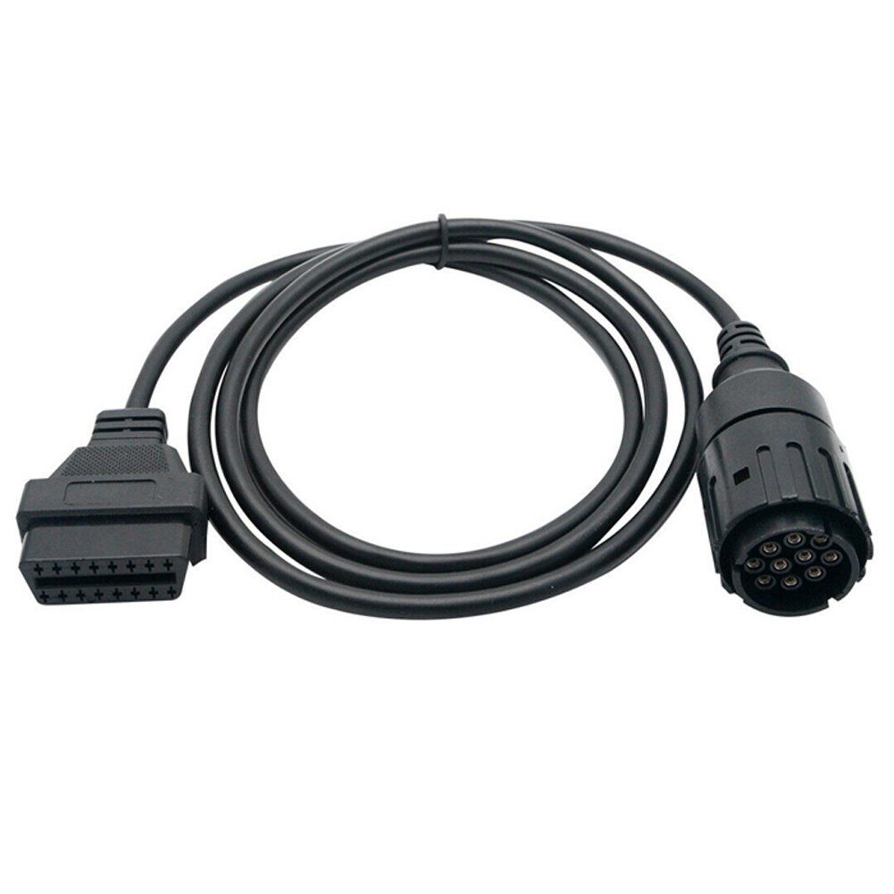 BMW D28C Stecker (150 1,5m Diagnose auf Kabel Bolwins cm) Elektro-Kabel, 10pin für Motorrad KFZ OBD2