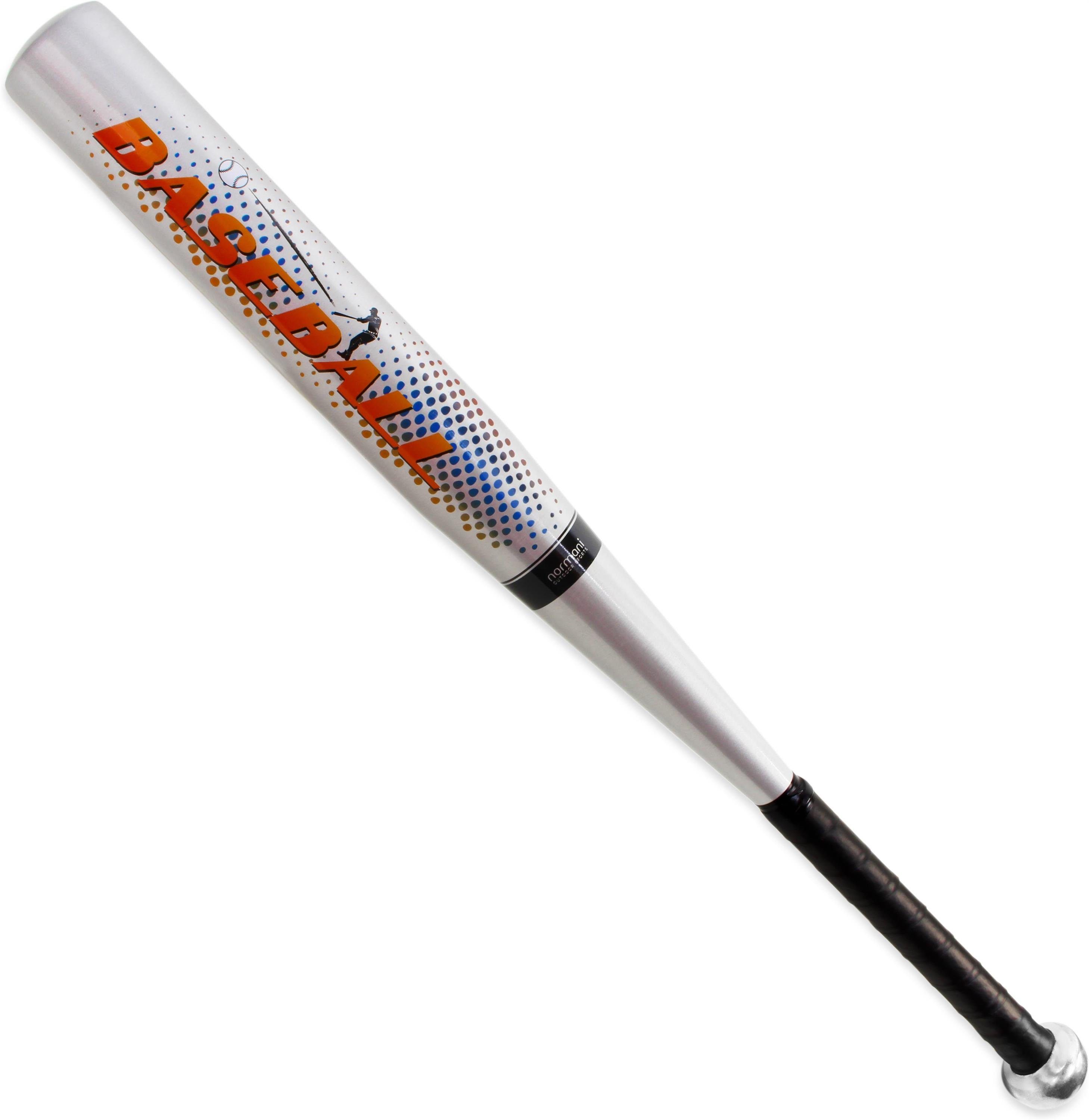 normani Baseball Baseballschläger 34 Zoll Spotter, Aluminiumbaseballschläger mit sportlichem Design Orange