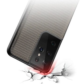 Dux Ducis Smartphone-Hülle Dux Ducis Fino Back Cover Case Hülle Schutz Handyhülle kompatibel mit Samsung Galaxy S21+ (G996F)