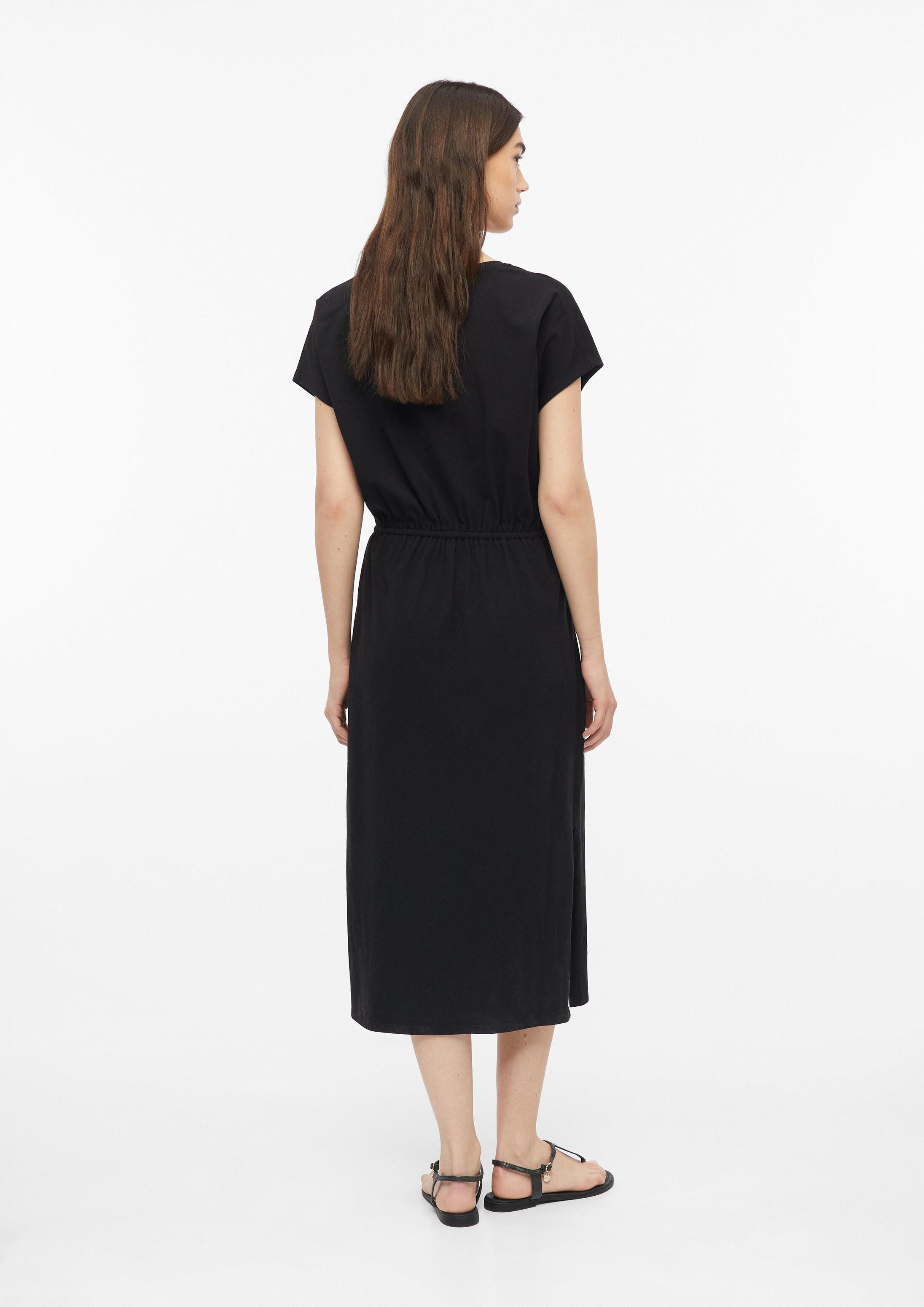 s.Oliver Midikleid Kleid Jerseykleid in Midilänge mit Tunnelzug