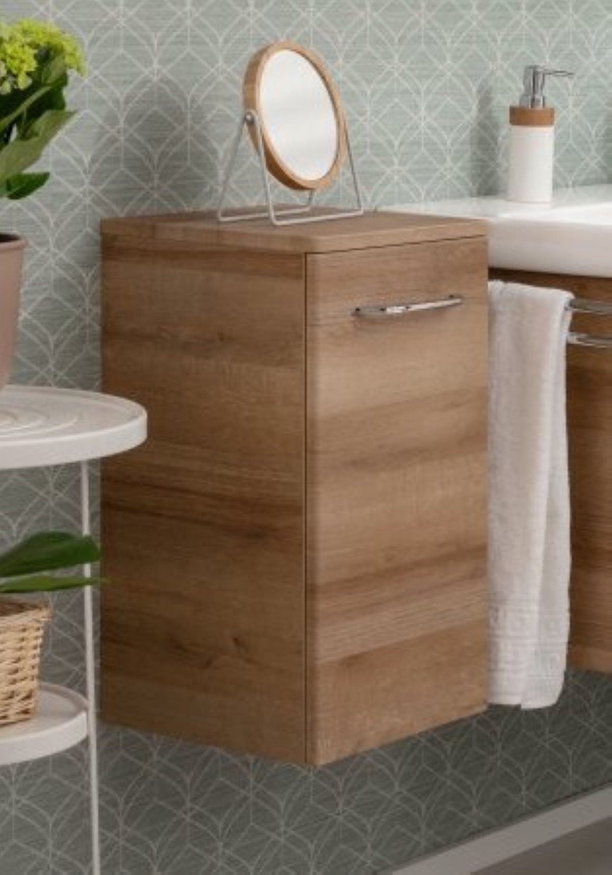 FACKELMANN Unterschrank Milano Badmöbel Türanschlag frei wählbar