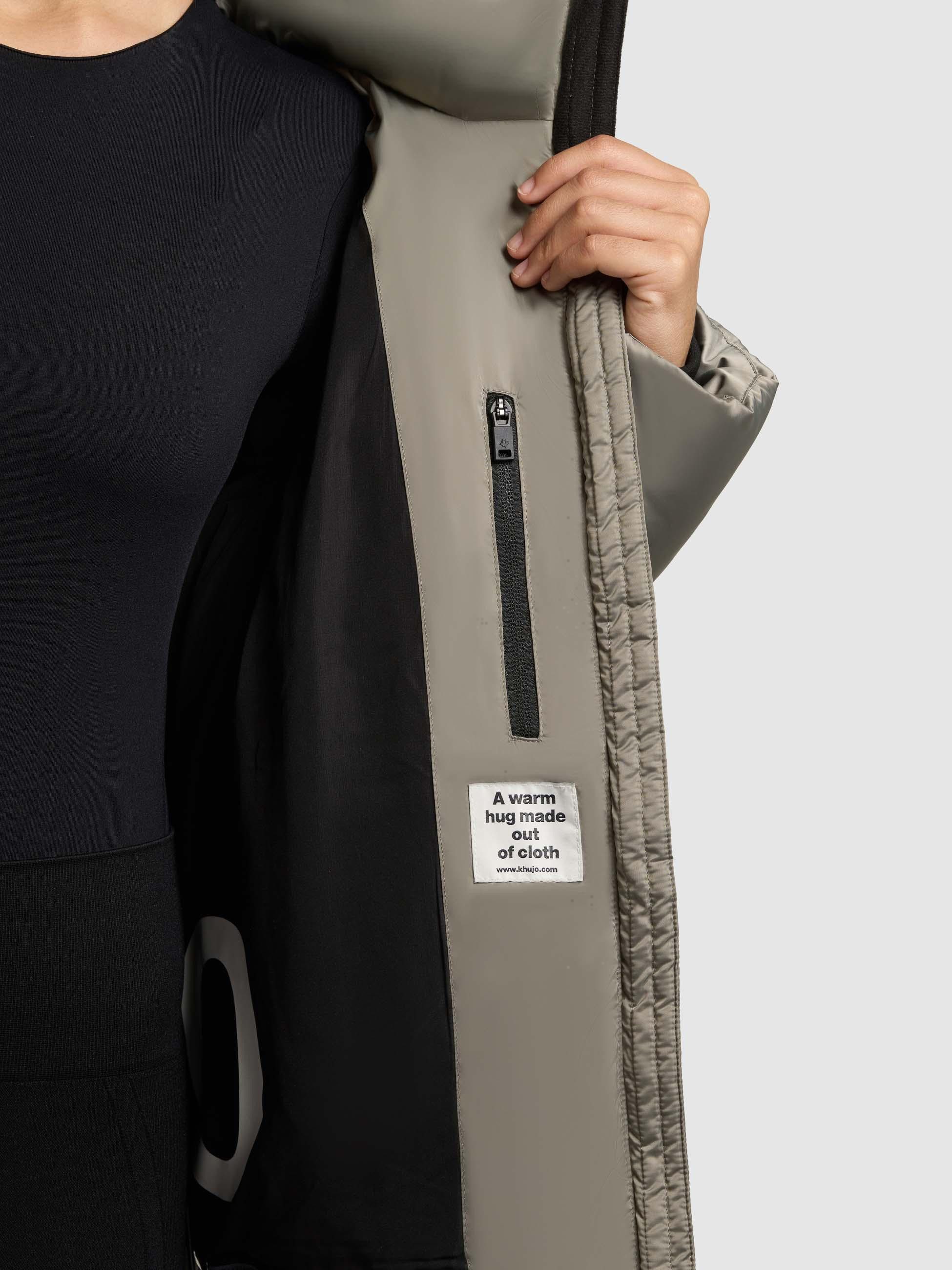 khujo Winterjacke Olsa2 Gefütterte Steppjacke mit Kapuze – Bild 5 von 5