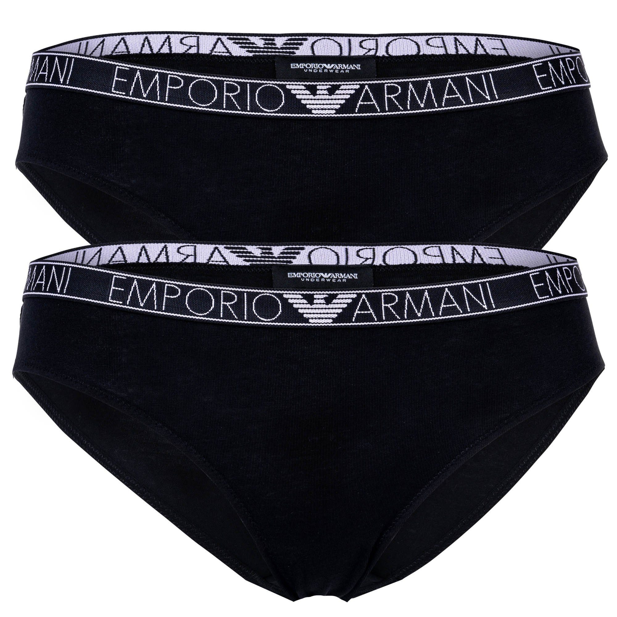 Slip Damen Slip 2er Pack Baumwolle Essential Studs Logo