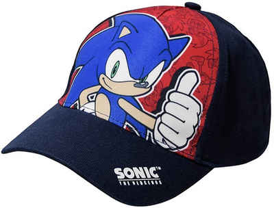Sonic SEGA Fitted Cap »SONIC the Hedgehog Cap Kinder Schirmmütze Dunkelblau Gr.54 + 56« Sonic Basecap