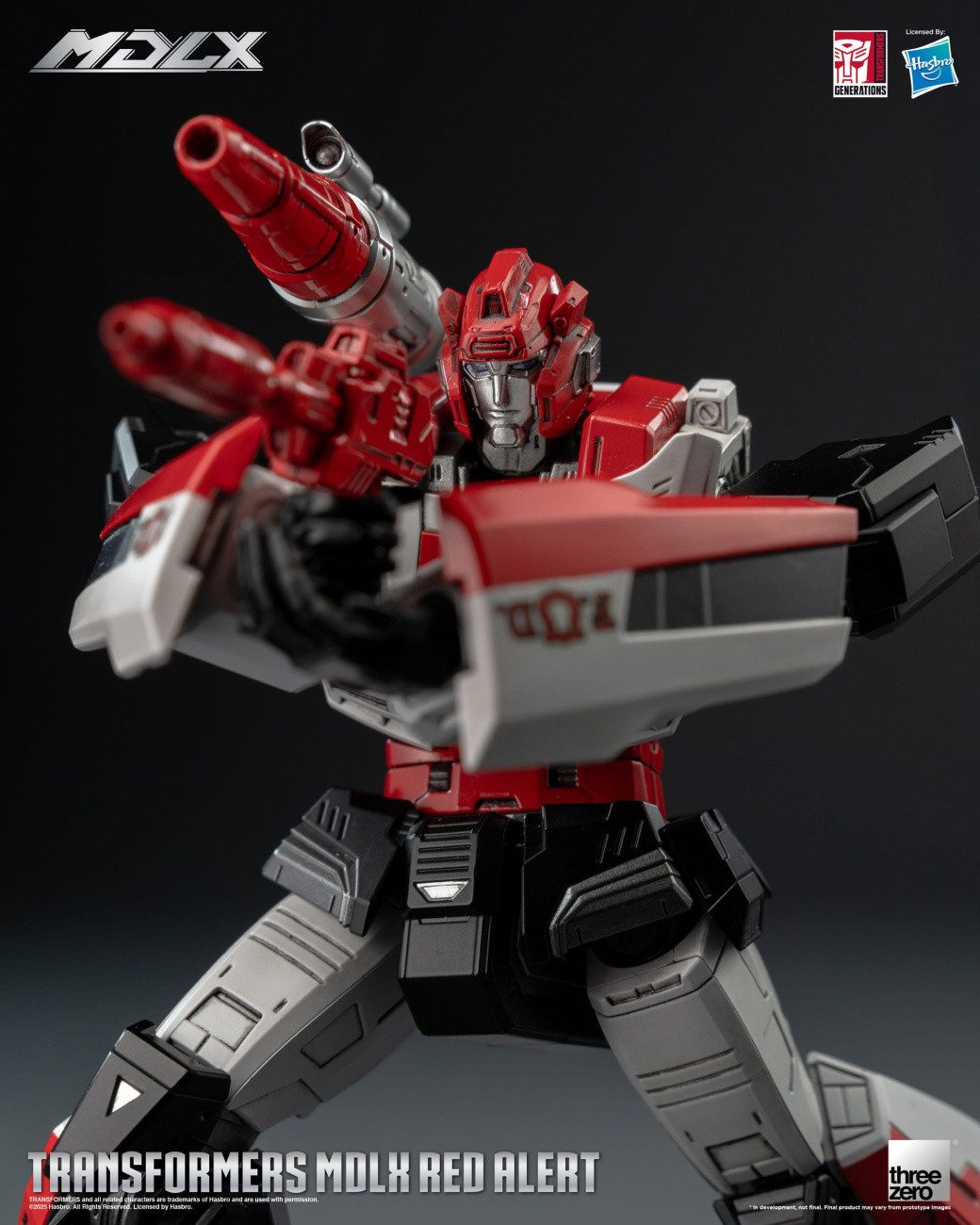 ThreeZero Actionfigur Transformers MDLX Actionfigur Red Alert 15 cm
