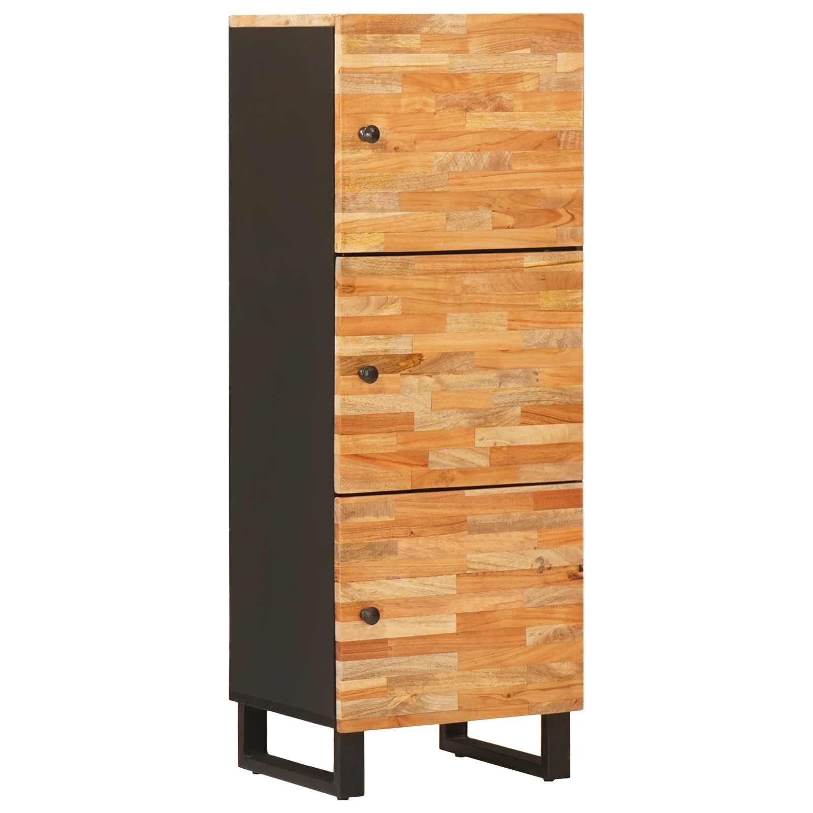 vidaXL Highboard, Aufbewahrung Highboard Braun 40 x 33 x 110 cm Massivholz Mango