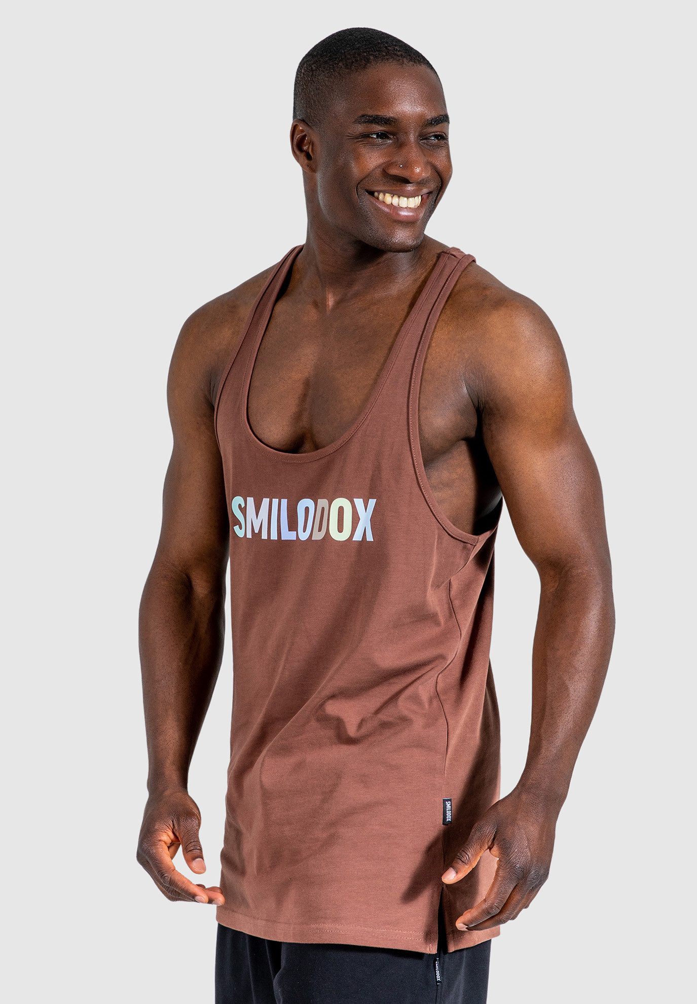 Smilodox Tanktop Branson 100% Baumwolle