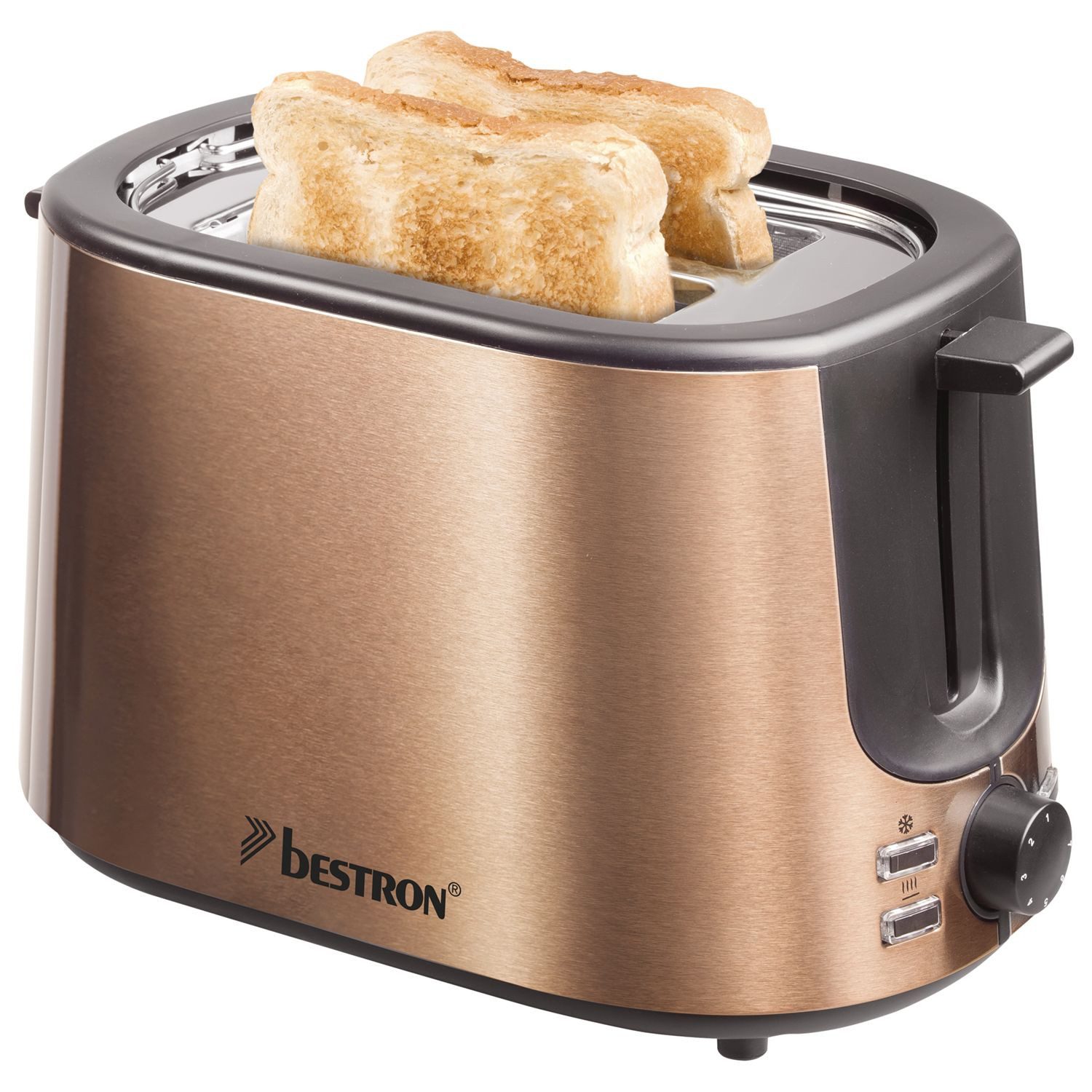 bestron Toaster ATS1000CO, 1000 W, 7 justierbare Einstellungen – 1000 W