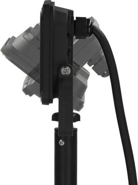 Brennenstuhl LED Baustrahler JARO 3060 T, LED fest integriert, höhenverstellbares Stativ, 20W, 2300lm, 6500K, IP65, 3m Kabel