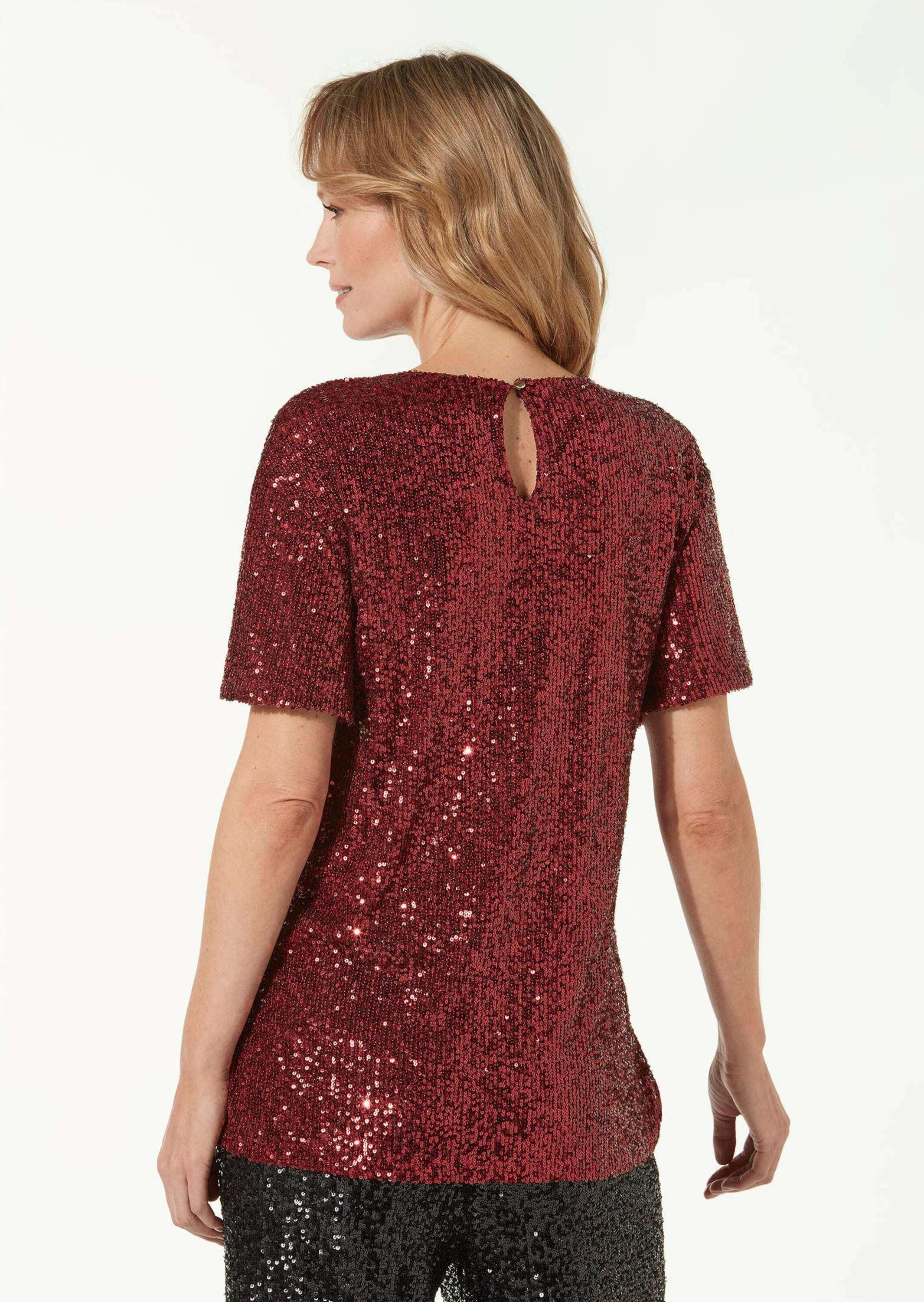 cable & gauge T-Shirt Elegantes Shirt mit Pailletten günstig online kaufen