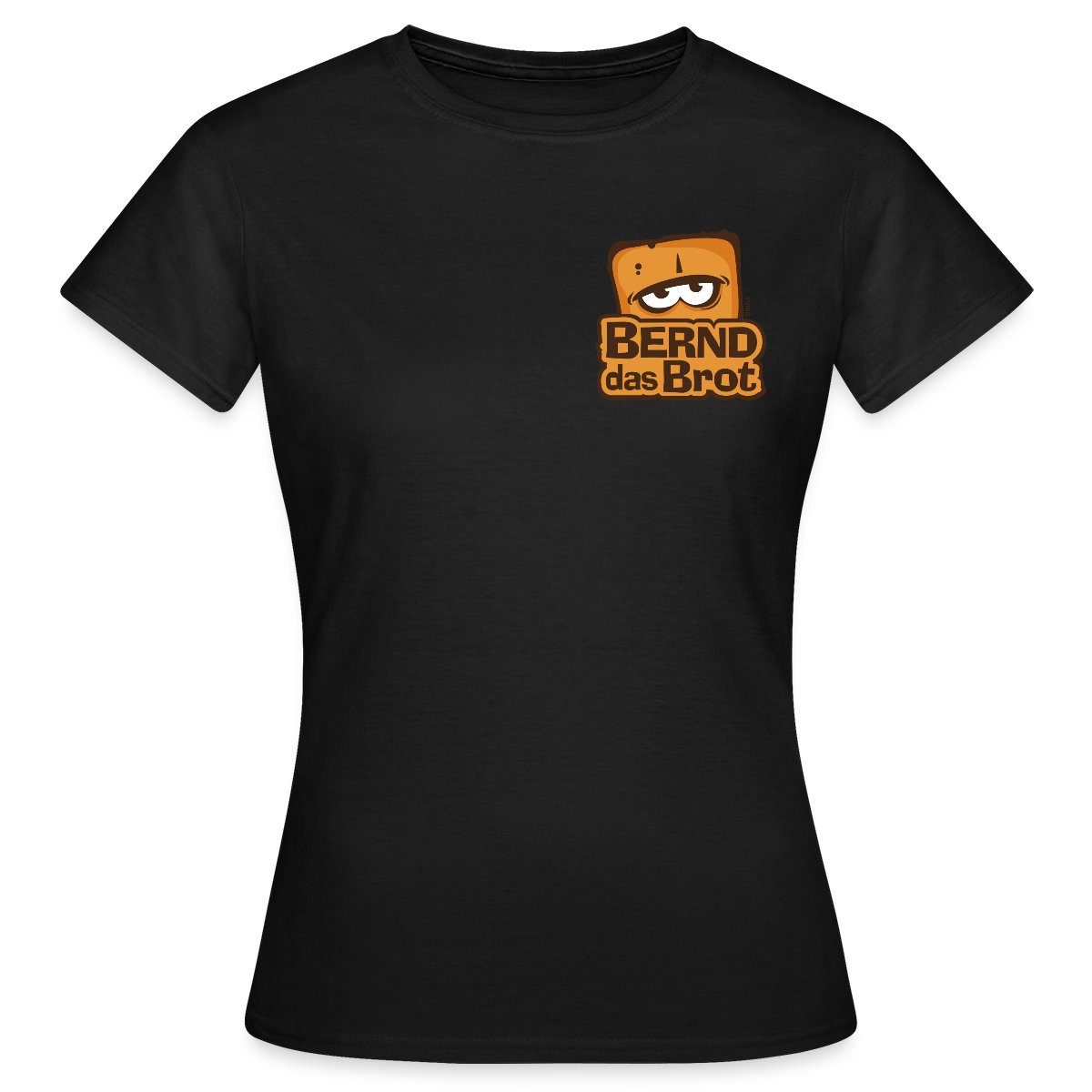 Spreadshirt T-Shirt Bernd Das Brot Brustdesign Logo Frauen T-Shirt (1-tlg)