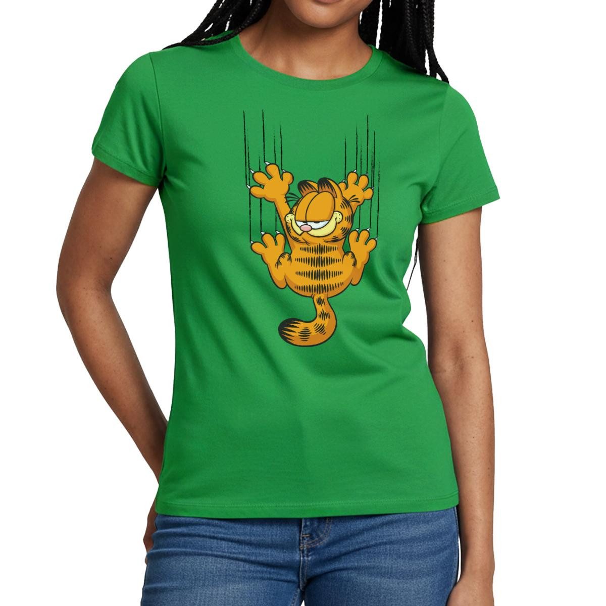 Spreadshirt T-Shirt Garfield Kratzer Frauen T-Shirt (1-tlg) günstig online kaufen