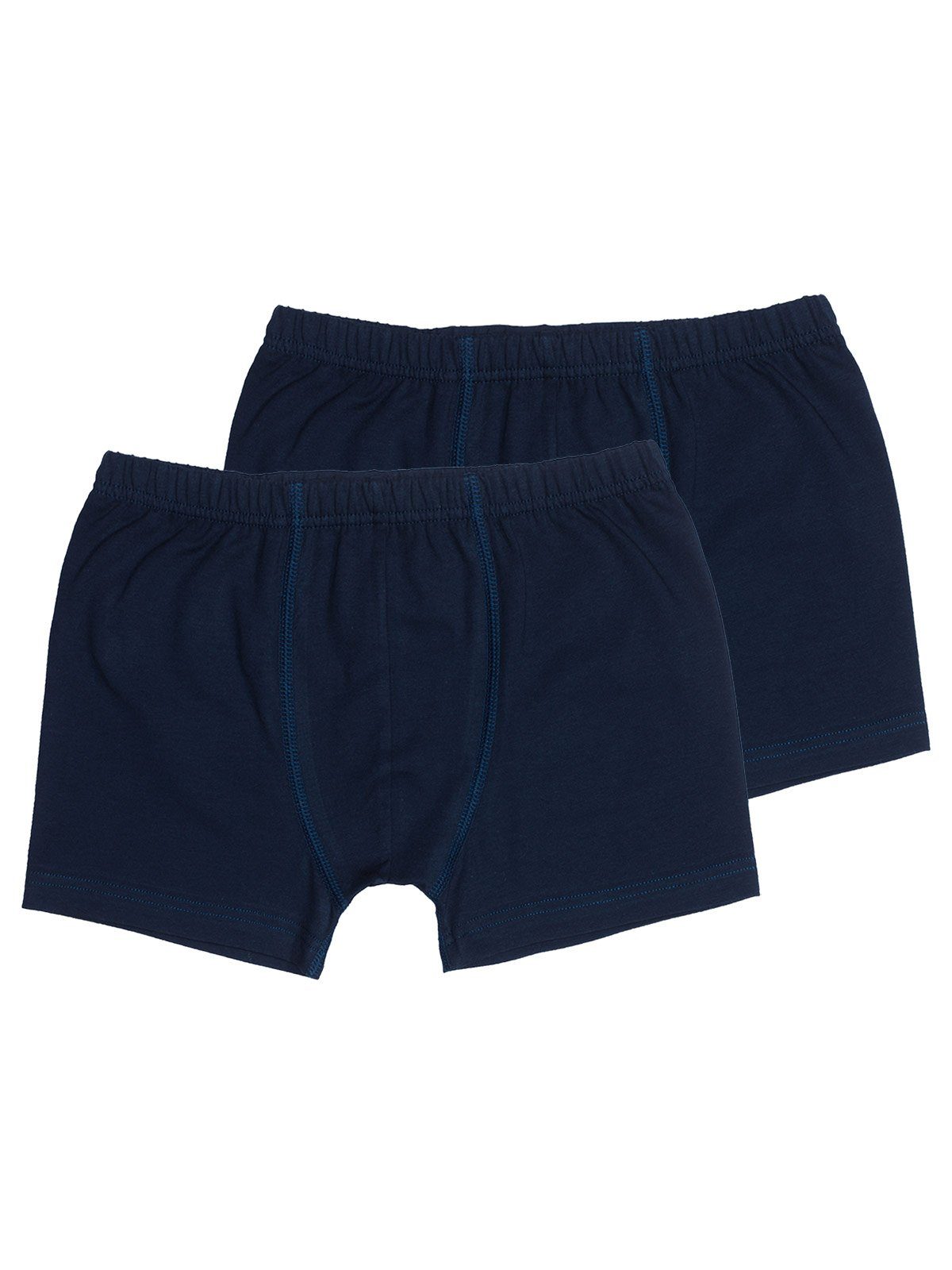 Sweety for Kids Boxershorts 2er Sparpack Knaben Retro Shorts Single Jersey (Spar-Set, 2-St) hohe Markenqualität navy