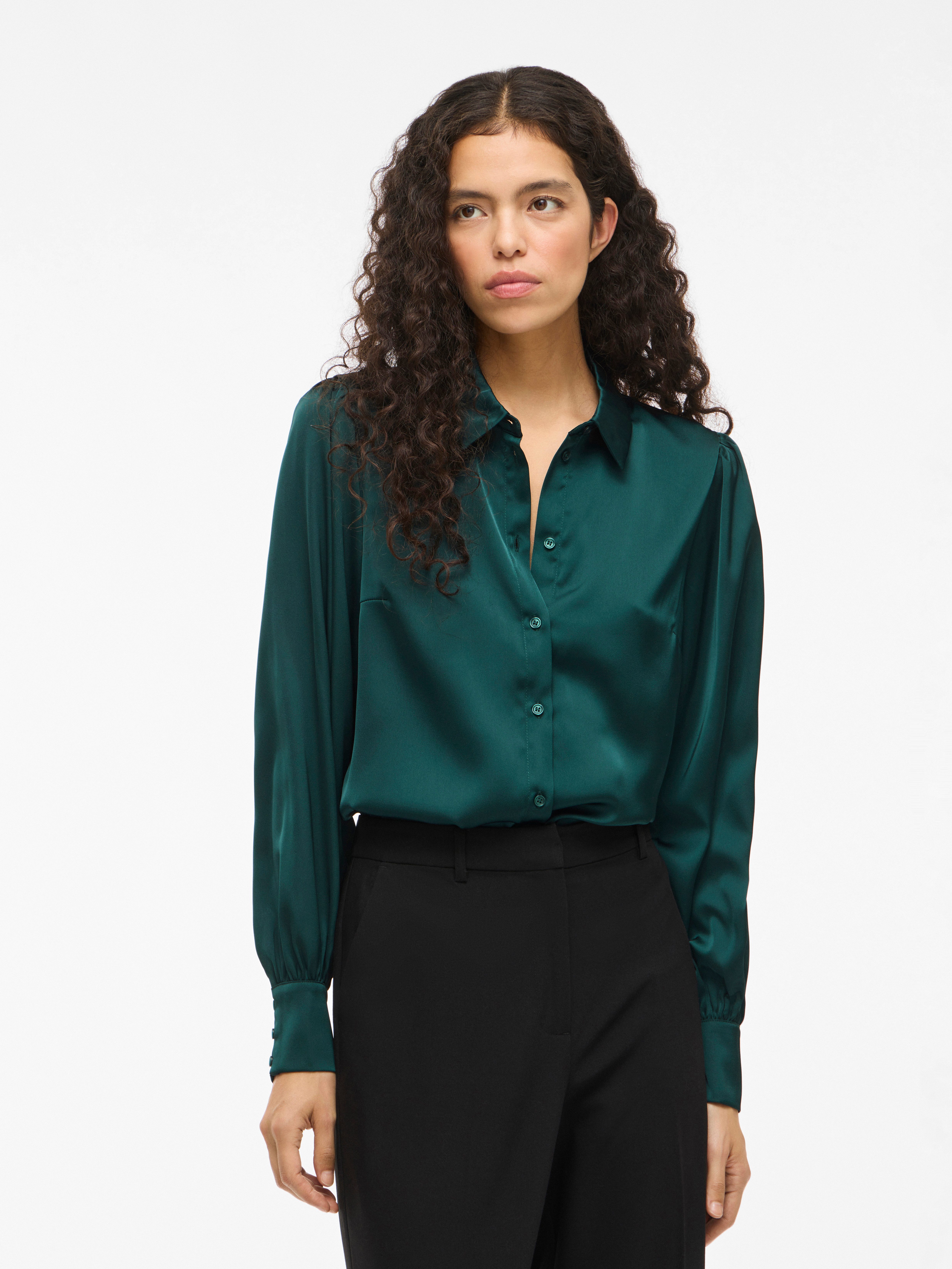 Vila Langarmbluse VIENNA RAVENNA L/S BALLOON SHIRT - NOOS günstig online kaufen