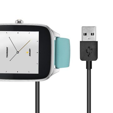 kwmobile Asus Zenwatch 2 USB Ladekabel Elektro-Kabel, Charger für Asus Zenwatch 2 - Smart Watch Ersatzkabel