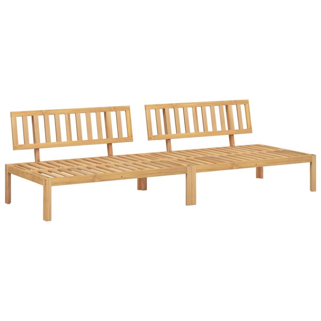 vidaXL Loungesofa Garten-Mittelsofas aus Paletten 2 günstig online kaufen