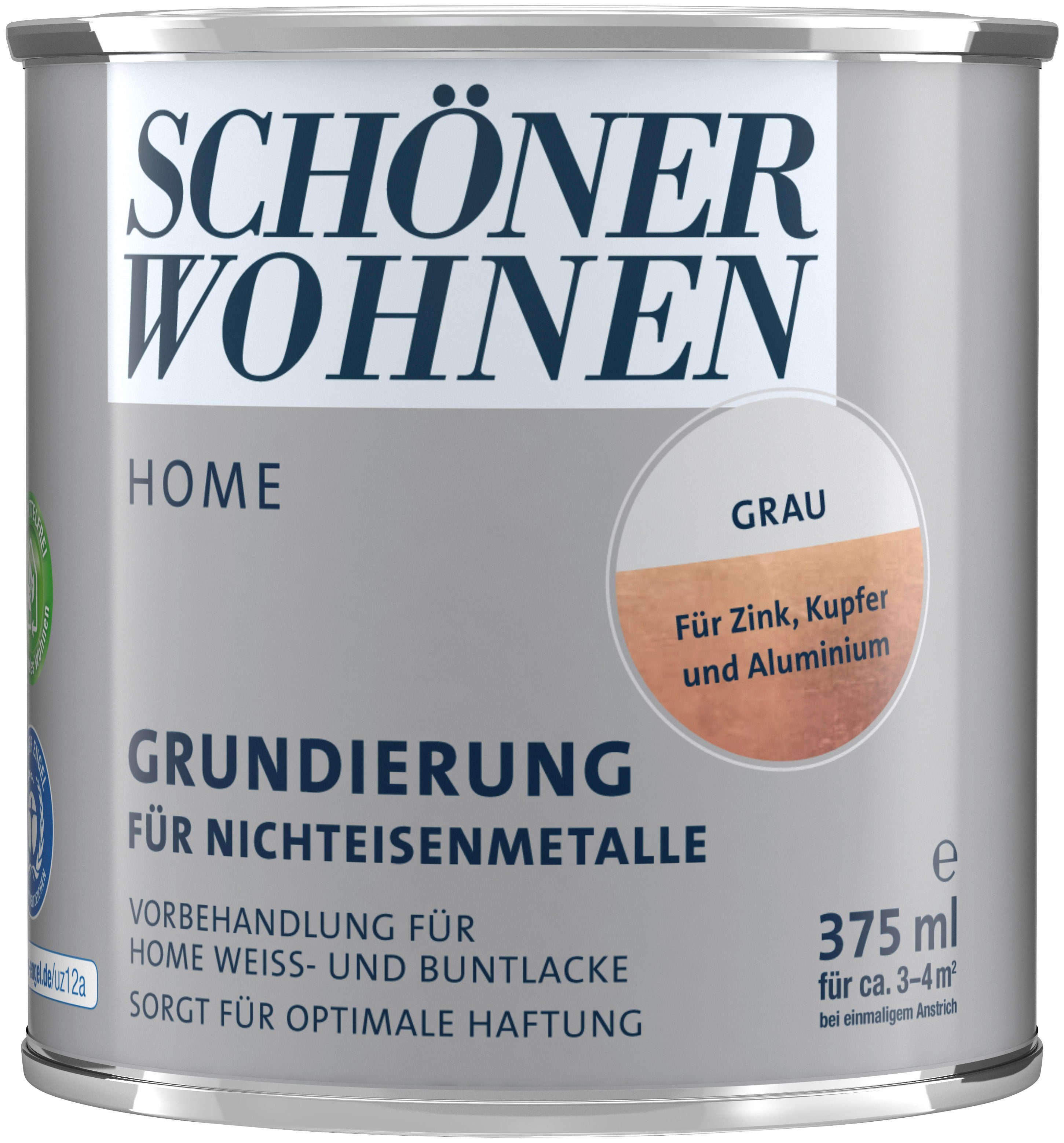 SCHÖNER WOHNEN-Kollektion Haftgrund »HOME GRUNDIERUNG«, grau, Grundierung  für Zink, Kupfer und Aluminium