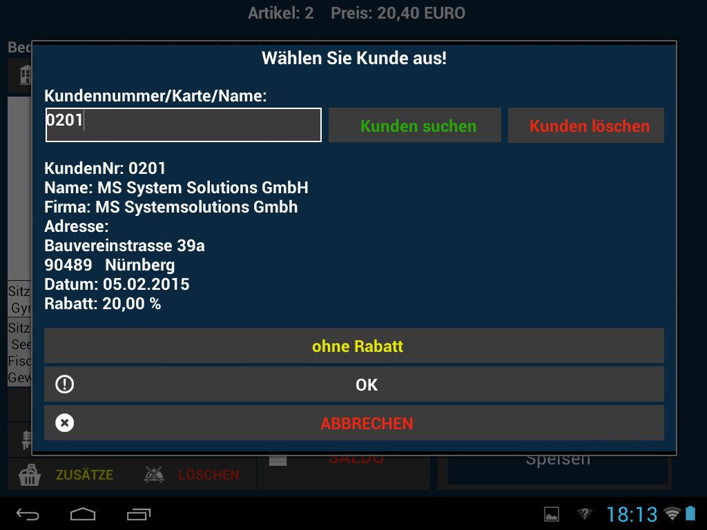 BlitzKasse Kassensystem 10" All-in-One Kasse für Handel und Lieferservice: Laden Imbiss Studio
